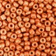 Rocalla cristal 8/0 (3mm) - Marrón naranja
